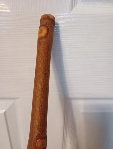 RUSTIC VINTAGE WALKING STICK ANTLER HORN HANDLE 33" - Picture 9 of 13