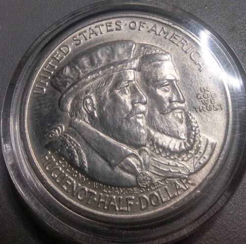 1924 huguenot-walloon commemorative half dollar High Grade Potential - Picture 3 of 5