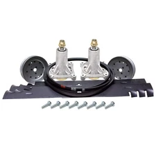 46" Rebuild Kit Spindles fits Ariens 21546238 Blades 21546611 Belt Pulleys