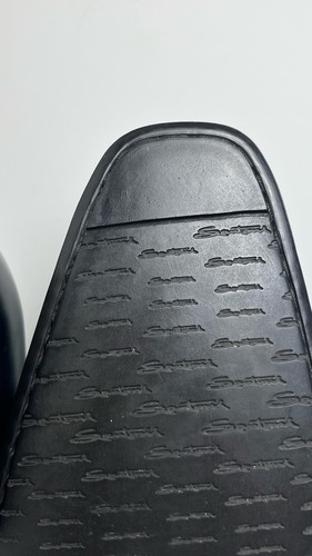 Santoni Men Leather Black Prichard Apron Toe Derby's 82759 Size 13 D $535 New - Picture 10 of 11