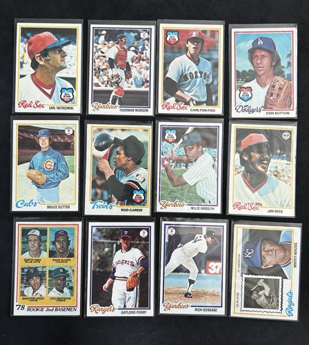 1978 Topps Baseball Complete Set 1-726 EX+ Murray Molitor Trammell Rookie - Picture 5 of 7