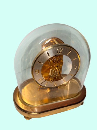 Parts only Kundo Anniversary Dome Clock Brass West Germany Vintage - Picture 2 of 7