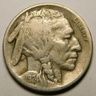 1924 P Buffalo Nickel F-VF   Actual Coin Pictured- Not Chemically Treated