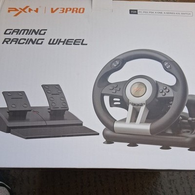 PXN V3 Pro gaming steering wheel With Pedals 180 degree For PS3 PS4 Xbox Switch