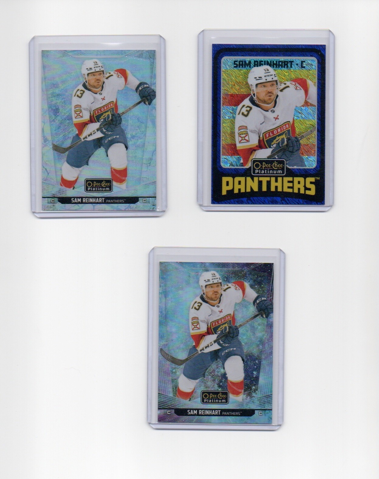 2024-25 OPC PLATINUM (3) SAM REINHART COSMIC/FREEZE/LUSTER SSP!!