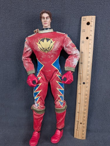 Power Rangers Dino Thunder RED 12" Ranger Talking 2003 - Imagen 15 de 16