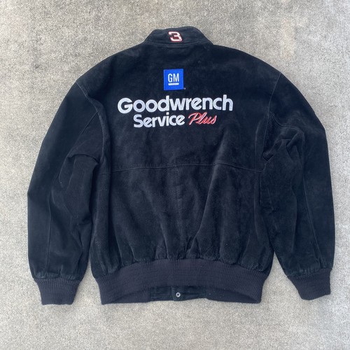 VTG Dale Earnhardt Goodwrench Racing Jacket Suede Men’s L NASCAR Chase JH Design - Picture 6 of 10