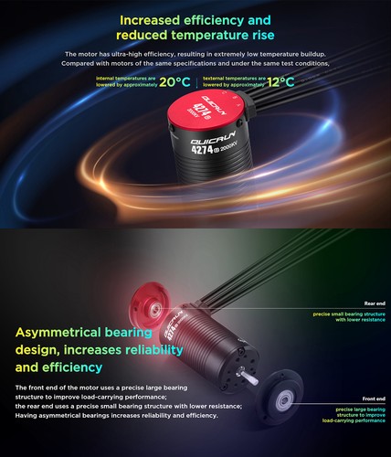 HOBBYWING QuicRun 150A 3-6S wasserdichte bürstenlose ESC-Motoren für 1/8 RC-Auto - Bild 9 von 18