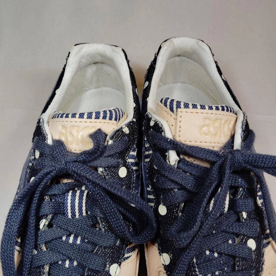 Zapatillas para mujer ASICS Tiger GEL-SIGHT de 23 cm US6 UK4 denim a lunares usadas Foto 4 de 4