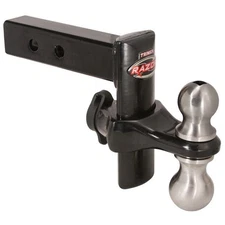 TRIMAX 6 Deluxe Powder Coat Black Forged Steel Adjustable Hitch