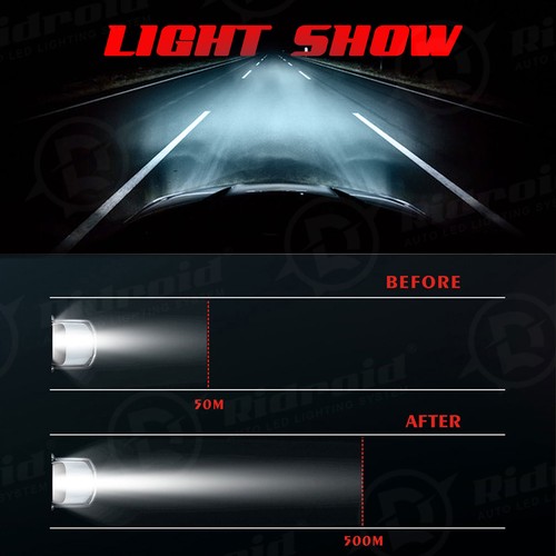 Pair Xenon HID 8000K D3S D3R Headlight Bulbs Blue High Low Direct Replacement - Picture 7 of 10