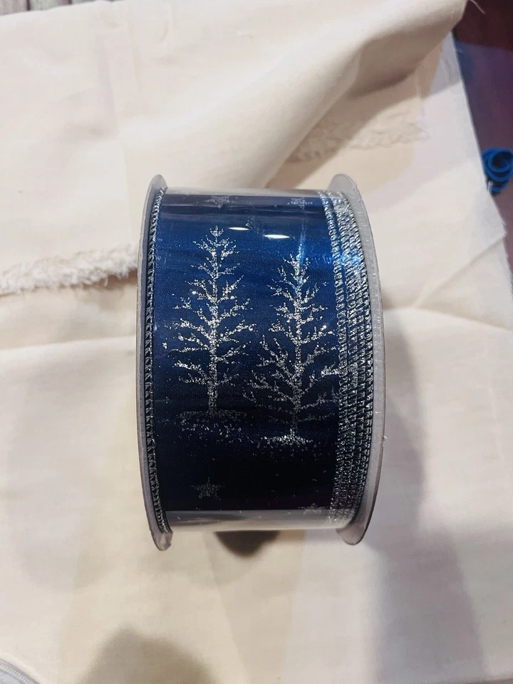 Holiday Ribbon Collection | 6 Christmas Craft Spools | Snowflake, Holly, Tree - Image 2 of 4