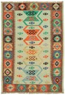 Vintage Hand Woven Traditional Kilim Rug 5'6" x 7'9" Oriental Wool Carpet