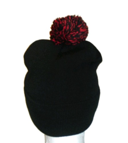 Arizona Cardinals Mens Adult Pin On Cuff Pom Beanie Winter Hat Cap New Nfl - Picture 3 of 3