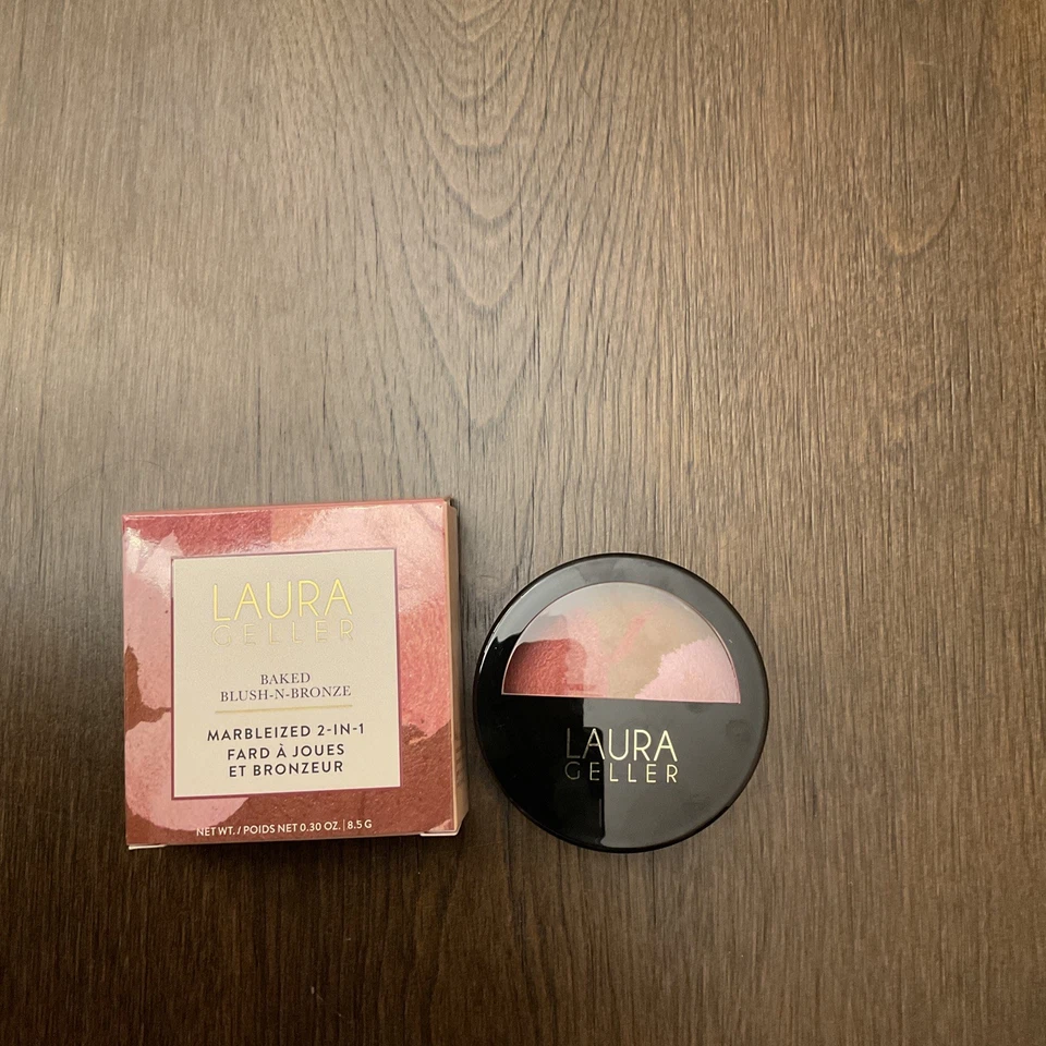 Laura Geller Baked Blush-n-Bronze Marbleized 2-in-1 - Rose Bronze 0.30oz/8.5g - Image 3 of 4