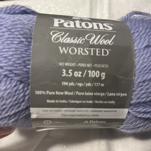 Patons Clásico Lana Worsted Cardo Brumoso NUEVO - Imagen 2 de 4
