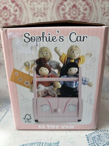 Le Toy Van Holz Daisylane Sophies Auto Spielset Neu - Karton geöffnet - Bild 6 von 7
