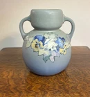 Weller Pottery Hudson Vase with Roses H. Pillsbury Mint!