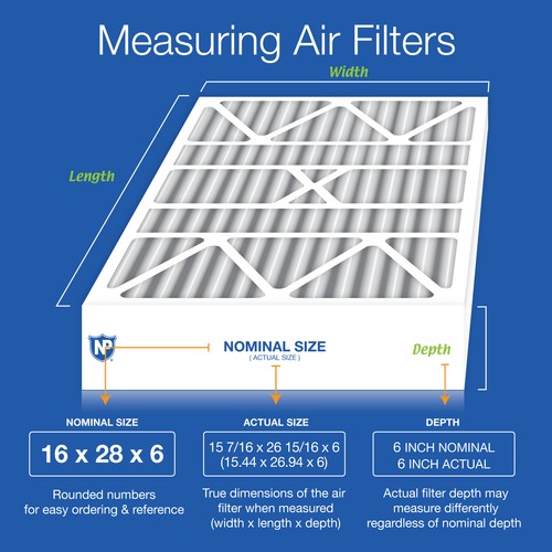 16x28x6 Aprilaire Space-Gard 2400 Replacement Part 401 MERV 13 Air Filter 1 Pack - Picture 3 of 7