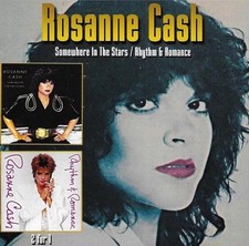 Somewhere in the Stars/Rhythm & Romance by Rosanne Cash (CD, 2003, Raven)