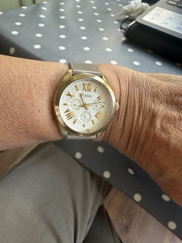 Fossil Ladies Cecile Watch AM4481 leather strap - Used