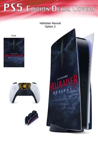 PS5 Clive Barker Hellraiser Revival Limited Edition Decal Cover - Picture 13 of 27