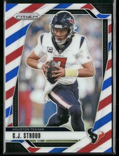 2024 Panini Prizm Football #111 C.J. Stroud Red White and Blue