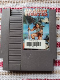 Dragon Fighter Nintendo Entertainment System 1992 NES Rare, Cart Only, Tested!