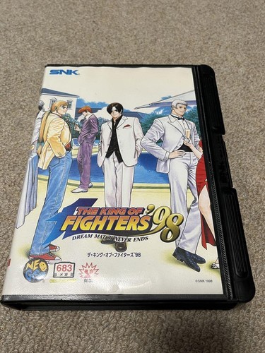 NEOGEO ROM The King of Fighters 98 Cartridge Case Tested SNK Japan Retro Used - Picture 6 of 15