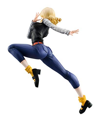 Figura MegaHouse Dragon Ball Gals Android 18 Ver.IV unos 200 mm pintada PVC - Imagen 6 de 7