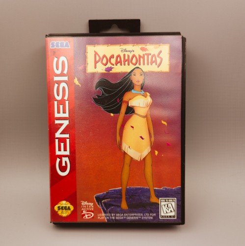 LESEN Pocahontas Sega Genesis komplett mit Handbuch & Poster CIB SELTEN Tiger Hang Tag - Bild 5 von 18