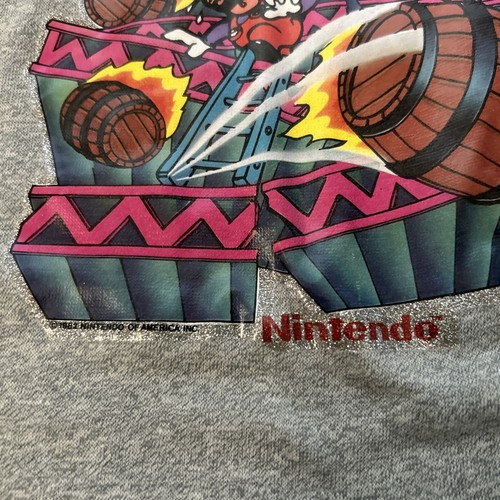 Rare Vintage 1980s Donkey Kong Shirt Nintendo Original Video Game Size L - Picture 3 of 14