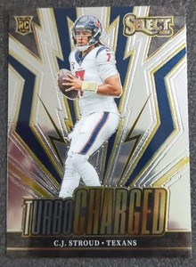 CJ STROUD 2023 Panini Select TURBO CHARGED Rookie RC #TUR-CST Houston Texans NM!