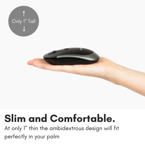 Wireless Bluetooth Mouse for Mac, MacBook Pro/Air, iPad, Laptop, and PC - Qui... - Picture 4 of 7