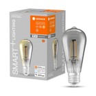 LED Smart+ Filament Edison ST64 6W = 44W E27 Rauchglas 540lm extra warmweiß WiFi