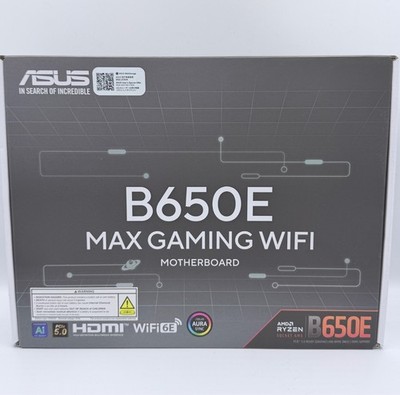 ASUS B650E Max Gaming WiFi AMD AM5 ATX Motherboard - New in Box
