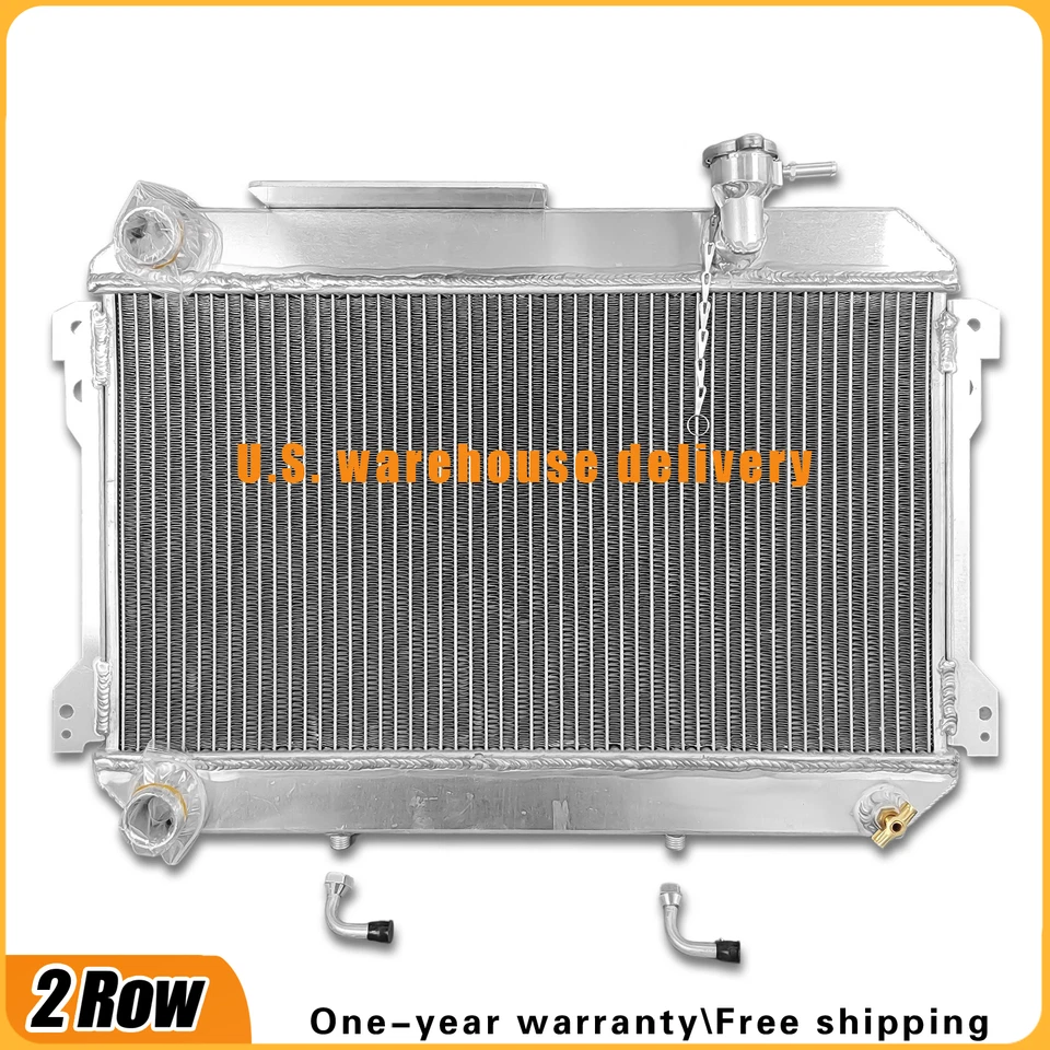 All Aluminum Radiator For 1980-1982 1981 Toyota Corolla AT/MT Performance Cooler Foto 4 de 4