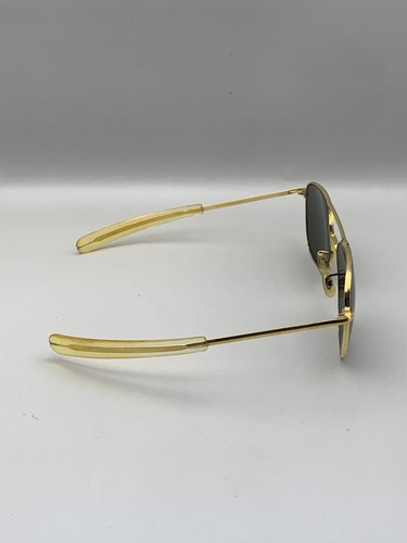 Gafas de sol Randolph Engineering Aviator para hombre talla 58 mm marco dorado lentes verdes EE. UU. - Imagen 3 de 13