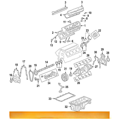 Timing Chain Tension Dampener Fit For Chevrolet LS1 LS2 LS4 LS6 12588670 - Picture 9 of 9