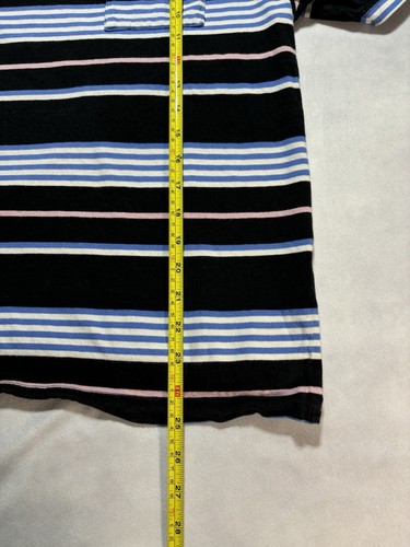 Stussy Striped Pocket T-Shirt Men’s Medium Blue Multicolor Skater Grunge Y2K - Picture 8 of 8