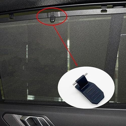 Sunshade Curtain Hooks for BMW X5 F15 F85 X6 F16 Manage Privacy Effortlessly - Picture 6 of 10