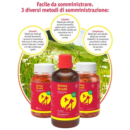 Anima Strath Liquido 61 nutrienti vitali vitamine e minerali per cani e gatti - Foto 7 di 24