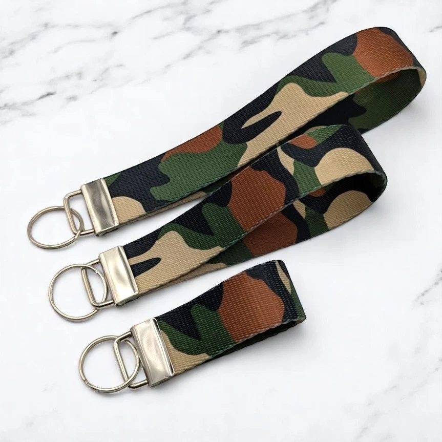 Llavero Camuflaje Camuflaje Llavero Muñequera Llavero Cazador Militar Cordón Foto 2 de 4