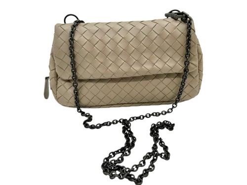 Bottega Veneta Tasche Leder Olimpia Mini Interecciato Schultertasche Klein New - Bild 13 von 13