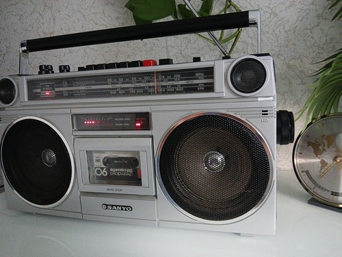 *****Sanyo Boombox GhettoBlaster M9916K 80er Japan***** - Bild 3 von 17