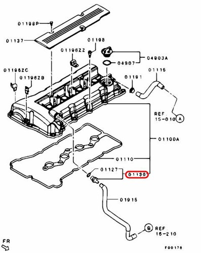 Mitsubishi OEM PCV Valve 1035A422 - Picture 3 of 15