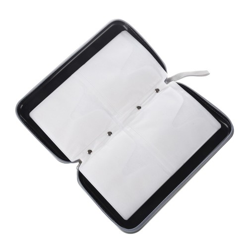 80 Disc album CD DVD Carry Case Cover Porte-monnaie de sac de rangement dur2474 - Afbeelding 6 van 6