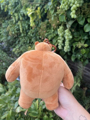 "Llavero de peluche de oso reino cabeza pequeña 7"" juguete suave" - Imagen 3 de 5