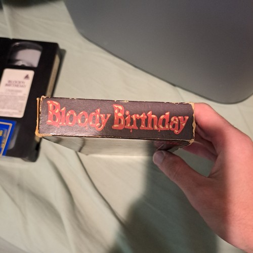 TESTED - RARE Bloody Birthday VHS Horror Prism Video Cult Gore Slasher Movie - Picture 4 of 10