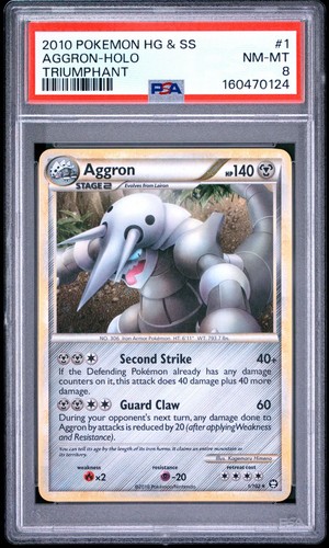 Aggron graded PSA 8 for sale on eBay